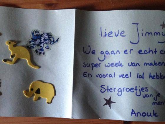 Brief van Jimmy